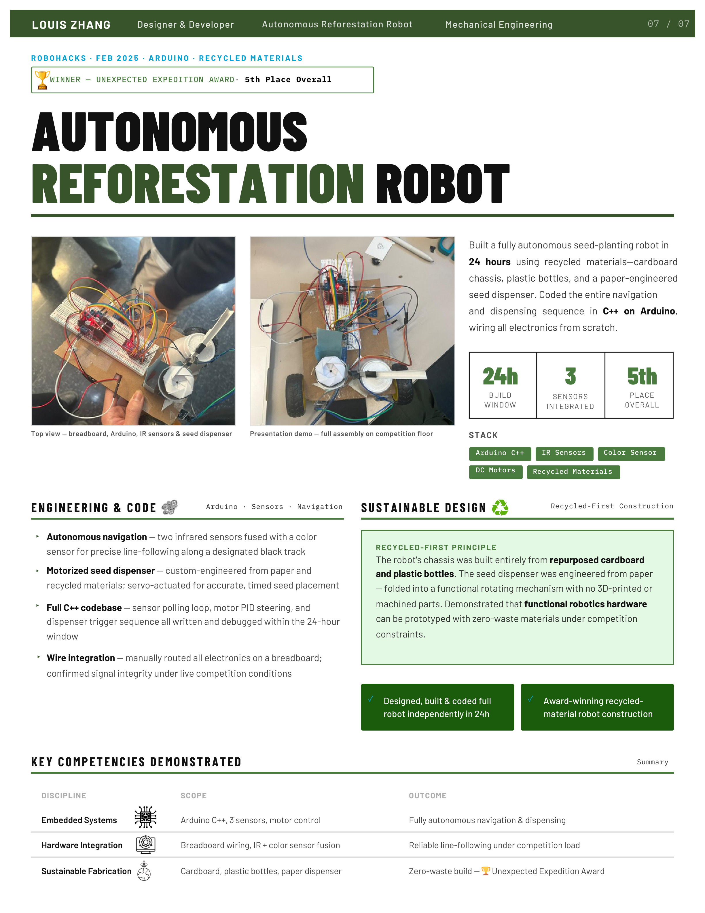 Reforestation Robot